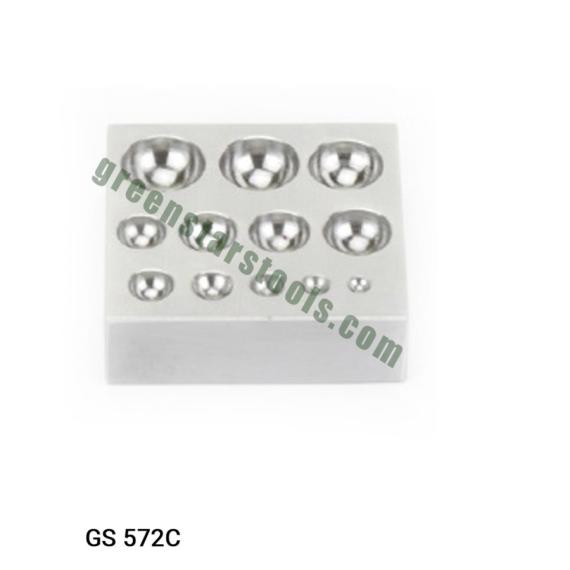 12 CAVITY DAPPING BLOCK (MIRROR FINISH)