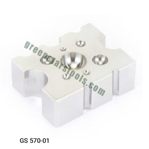 2 DESIGNER DAPPING BLOCK (MIRROR FINISH)