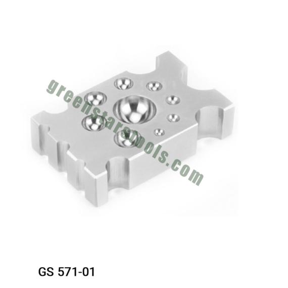 4 DESIGNER DAPPING BLOCK (MIRROR FINISH)