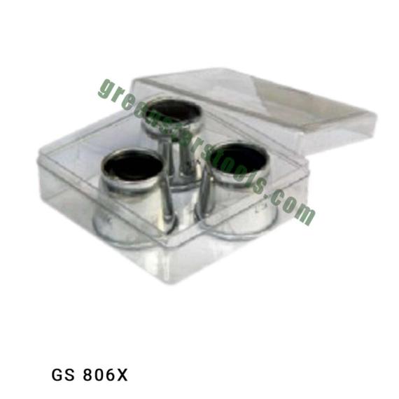 ALUMINUM EYE LOUPE SET OF 3