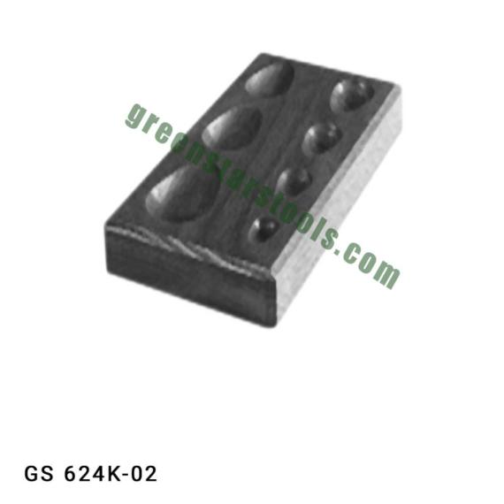 ANODIZED DAPPING BLOCK PEAR