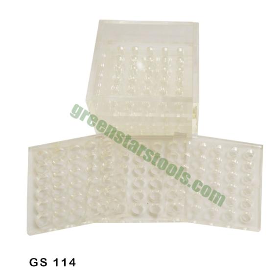 BEAD PEARL SORTING ACRYLIC SIEVE BOX