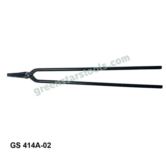 BENT CRUCIBLE TONG BLACK LENGTH 16"