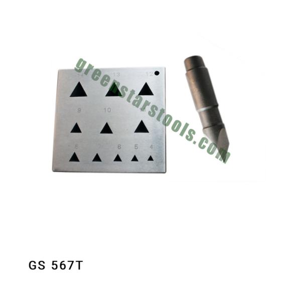 BEZEL BLOCK & PUNCH TRIANGULAR