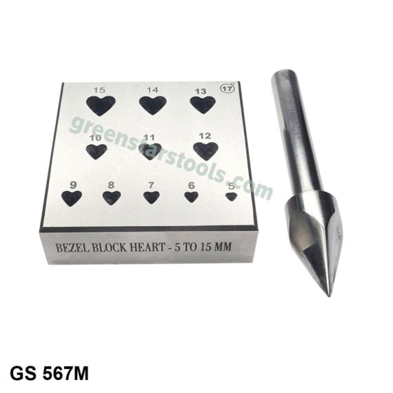 BEZEL BLOCK HEART