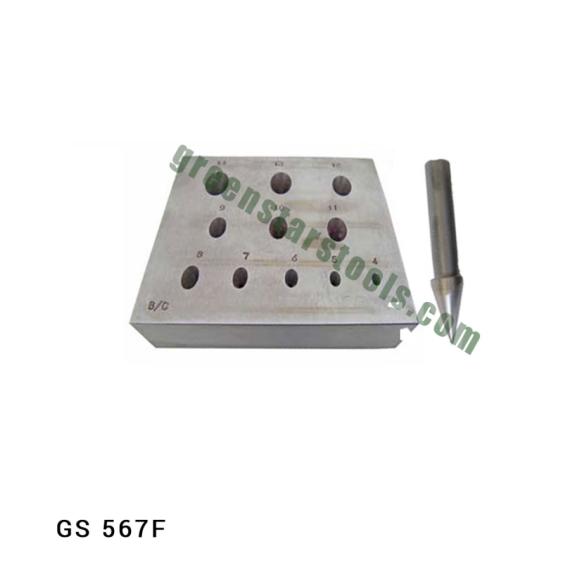 BEZEL BLOCK & PUNCH OVAL NARROW