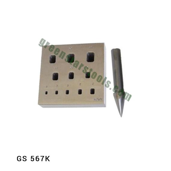 BEZEL BLOCK & PUNCH RECTANGULAR CHAMFERED