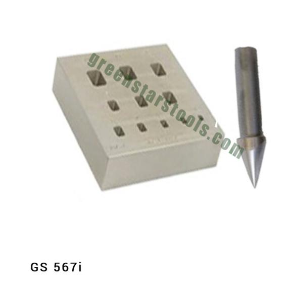 BEZEL BLOCK & PUNCH SQUARE CHAMFERED