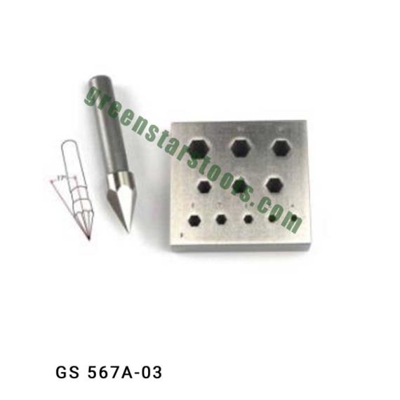BEZEL FORMING BLOCK HEXAGONAL