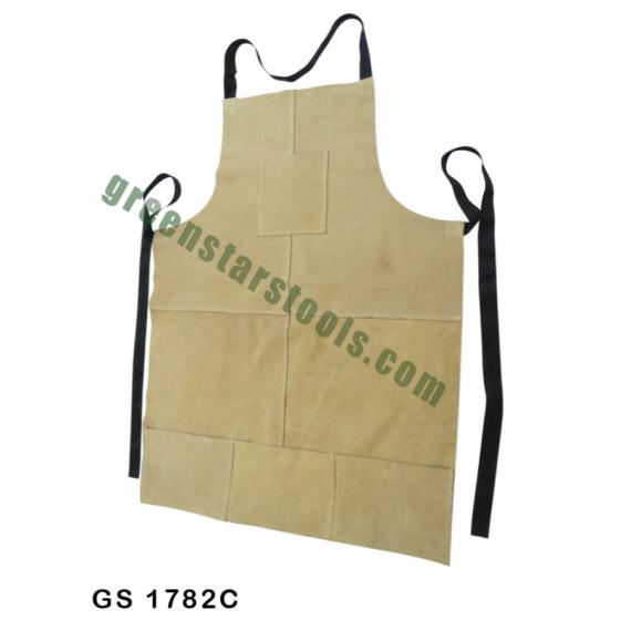 BIB APRON SUEDE LEATHER