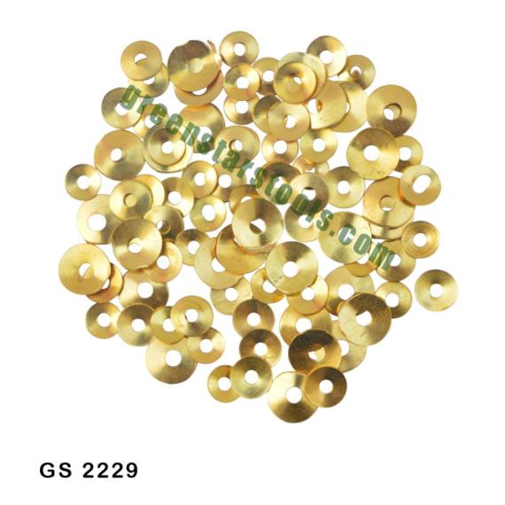 BRASS & NICKELLED WASHERS ROUND HOLE FOR WALL CLOCK