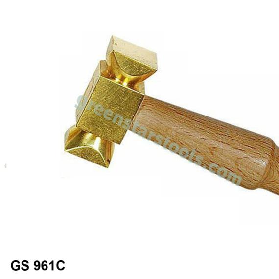 BRASS HAMMER SQUARE HEAD