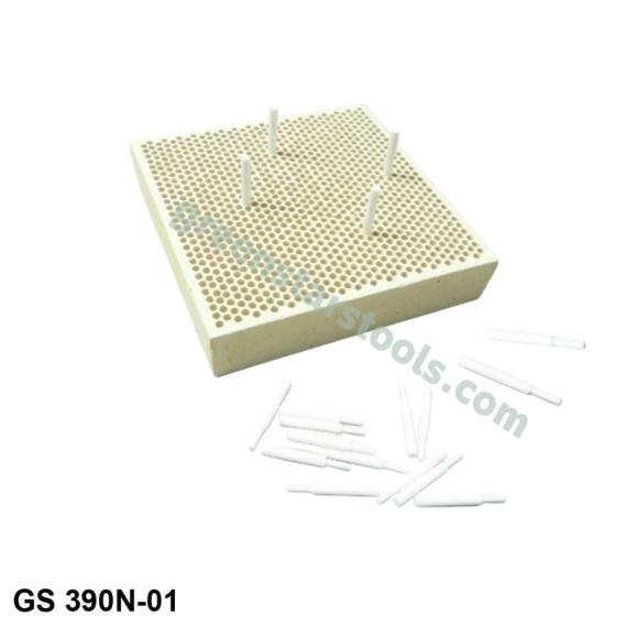 HONEYCOMB SQUARE CERAMIC PLATE