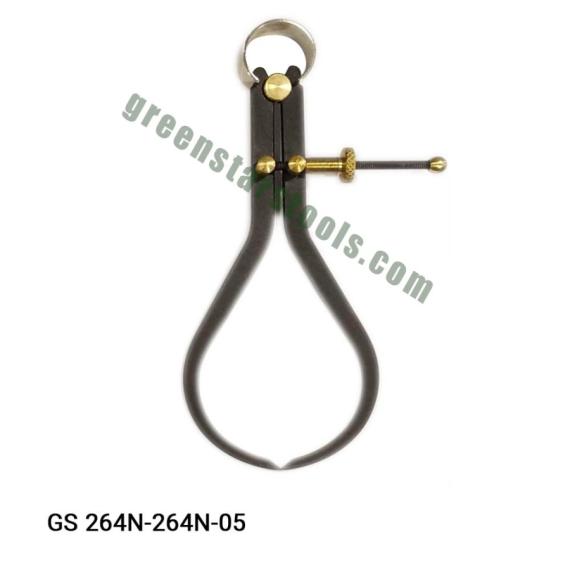 CALIPER OUTSIDE BLACK WITH BRASS PARTS