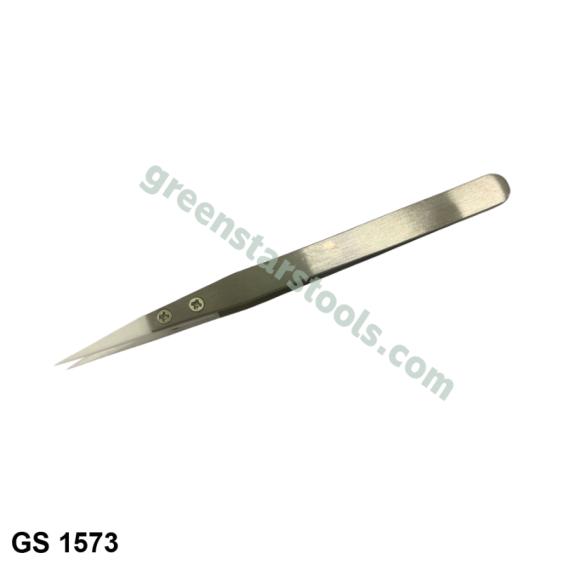 Ceramic Tip zirconium  Tweezers Straight  130mm
