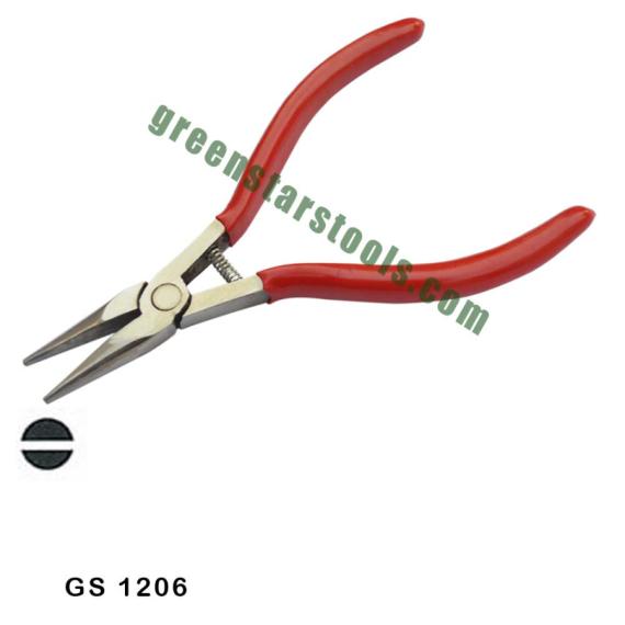 CHAIN NOSE PLIERS WITH SPRING STAINLESS STEEL