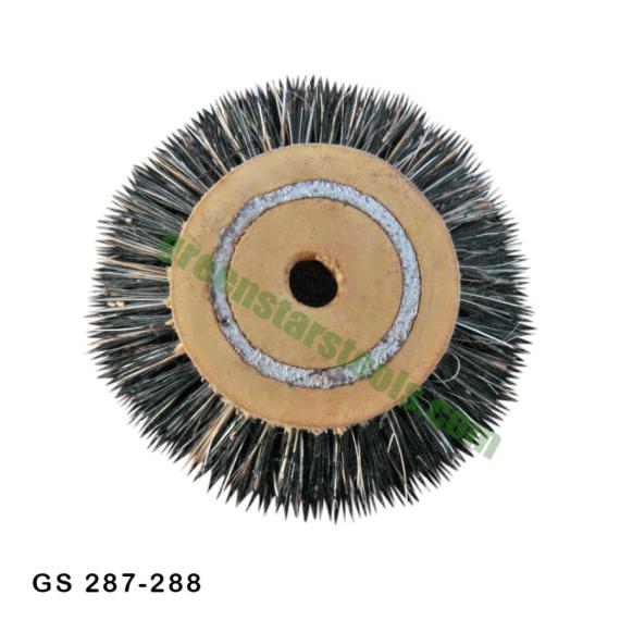 CIRCULAR BLACK BRISTLES BRUSH