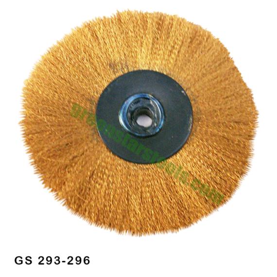 CIRCULAR BRASS BRISTLES BRUSH