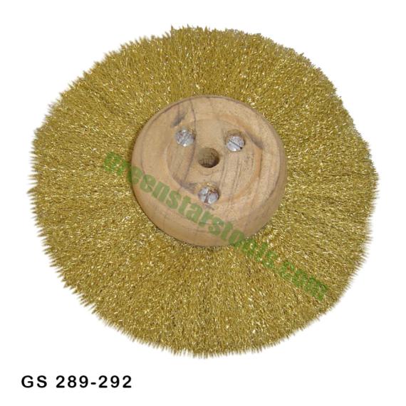 CIRCULAR BRASS BRISTLES BRUSH