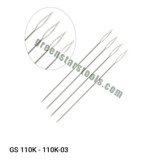 COLLAPSIBLE EYE TWISTED NEEDLE 5” - (4 NEEDLES IN 1 CARD)