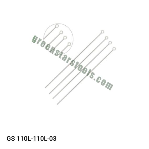 COLLAPSIBLE ROUND 2.5” NEEDLES- (4 NEEDLES IN 1 CARD)