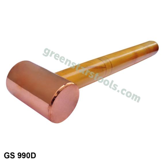 COPPER HAMMER WITH WOODEN HANDLE