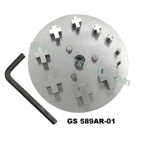 CROSS DISC CUTTER SET OF 10 PUNCH