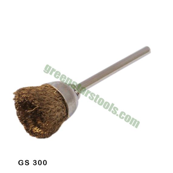 CUP BRUSH BRASS