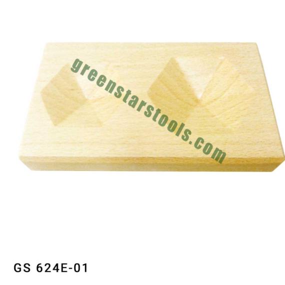 DAPPING BLOCK HARDWOOD HEXAGONAL SHPAE 5 CAVITY