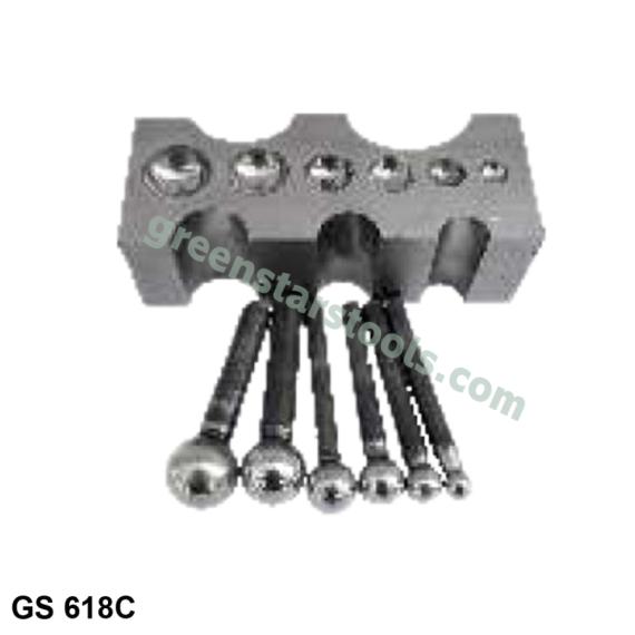 DAPPING PUNCH & BLOCK SET OF 6