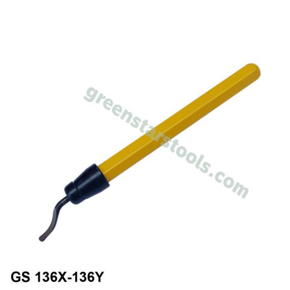 DEBURRING TOOL WITH CHANGEABLE TIP