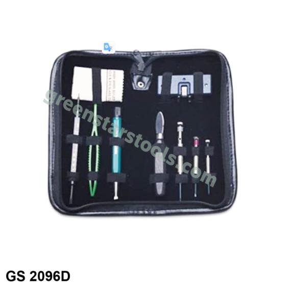 Deluxe Universal Battery Changing Kit (9 Pcs)  In Leather Case