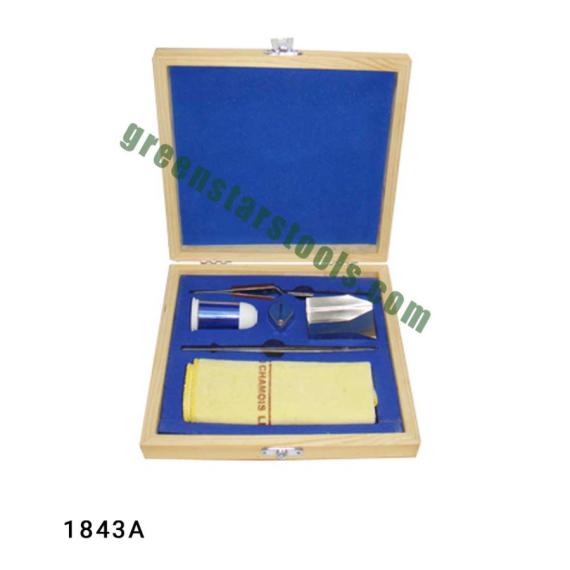 DIAMOND INSPECTION KIT IN WOODEN BOX