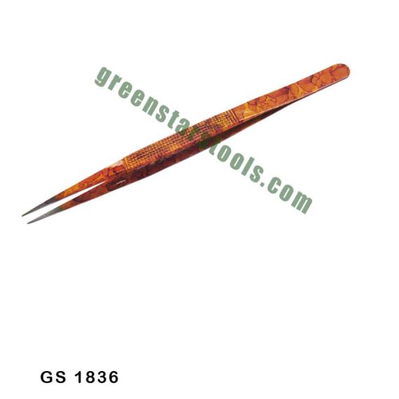 DIAMOND TWEEZERS COLORED YELLOW
