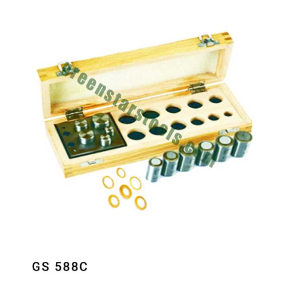 DISC CUTTER SET OF 11 IN WOODEN BOX
