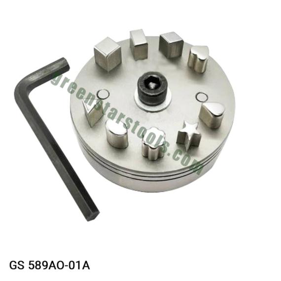 DISC CUTTER SET OF 9 ASSORTED SHAPES