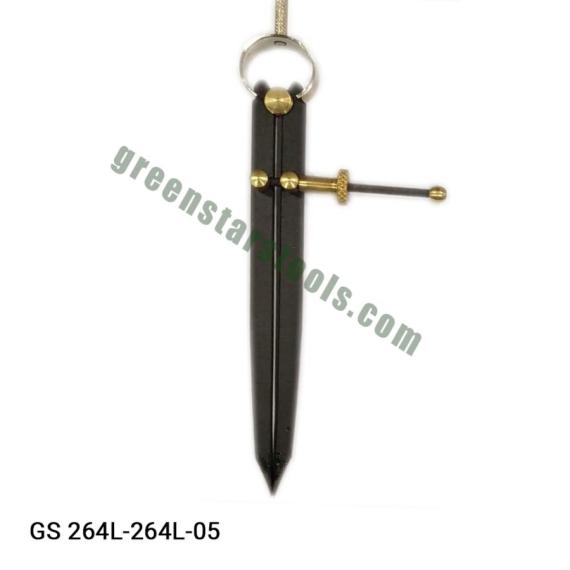 DIVIDER BLACK WITH BRASS PARTS