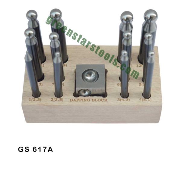 DOMING PUNCHES & BLOCK SET OF 13
