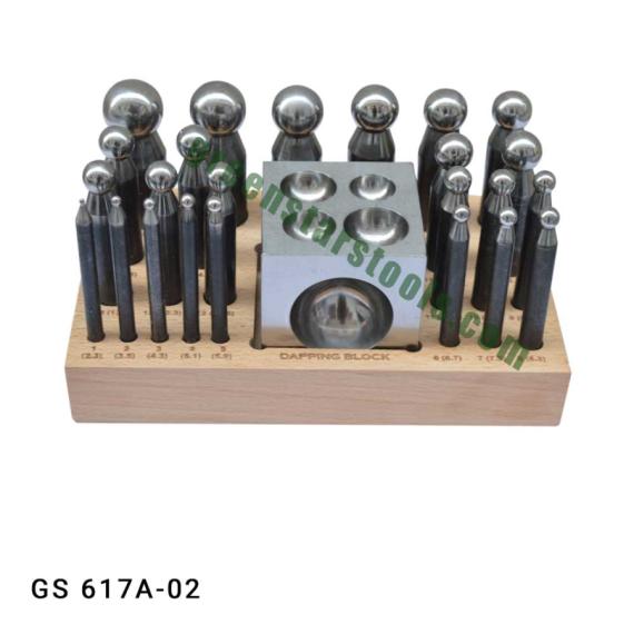 DOMING PUNCHES & BLOCK SET OF 25