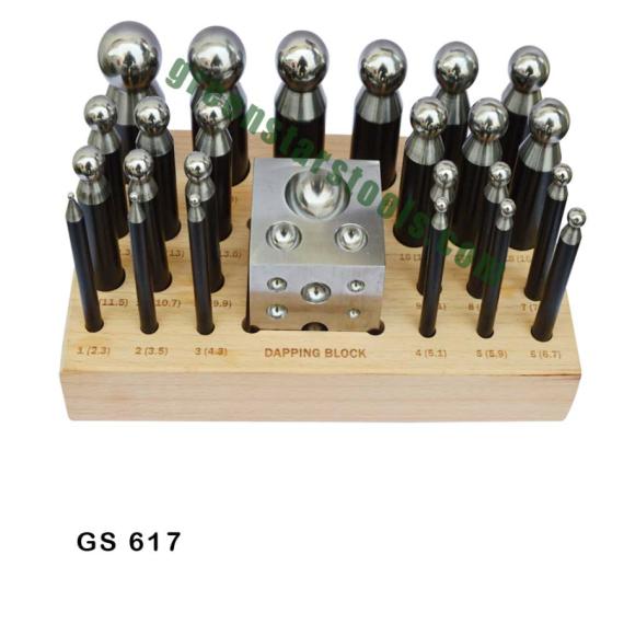 DOMING PUNCHES & BLOCK SET OF 25 PCS