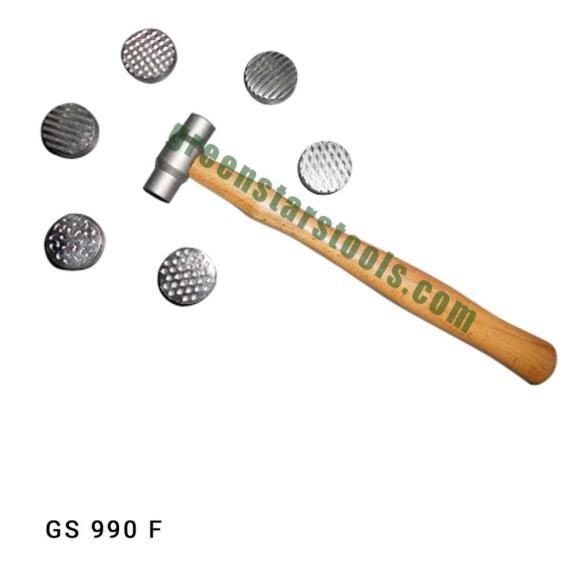DOUBLE SIDED TEXTURED HAMMER WITH 7 FACES