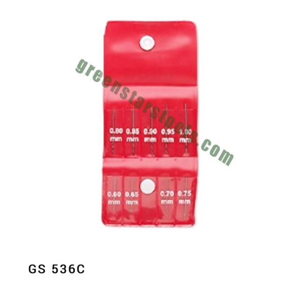 DRILLS TWISTED HSS SET OF 9