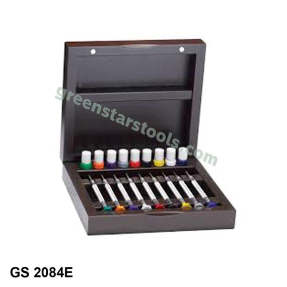 Euro Pro Screw Driver set of 9 pcs  in wooden box