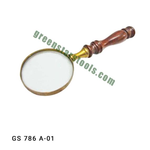 EYE MAGNIFIER WITH WOODEN HANDLE