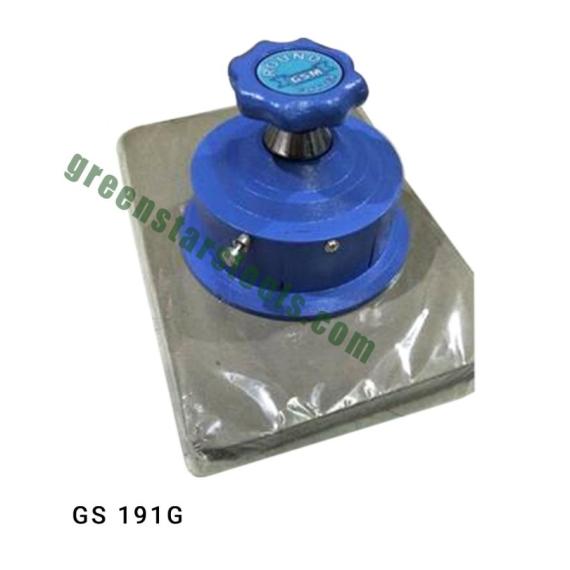 FABRIC GSM CUTTER WITH RUBBER PAD