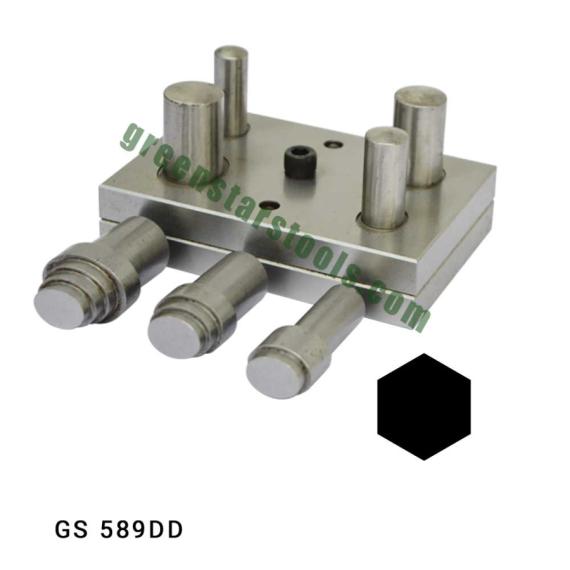 FANCY HEXAGONAL DISC CUTTER PUNCH