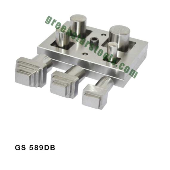 FANCY RECTANGLE DISC CUTTER WITH PUNCH