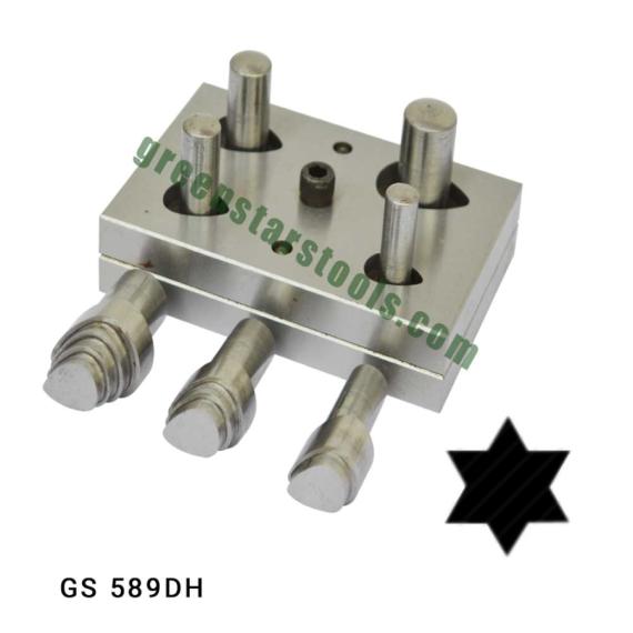 FANCY STAR SHAPE DISC CUTTER WITH PUNCH