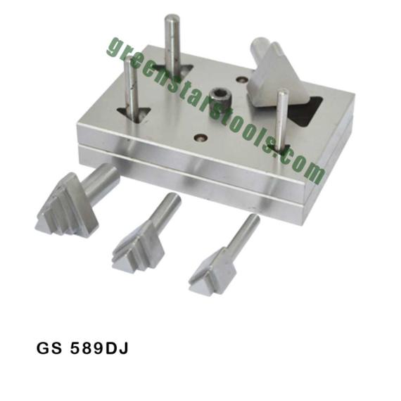 FANCY TRIANGLE SHAPE DISC CUTTER WITH PUNCH