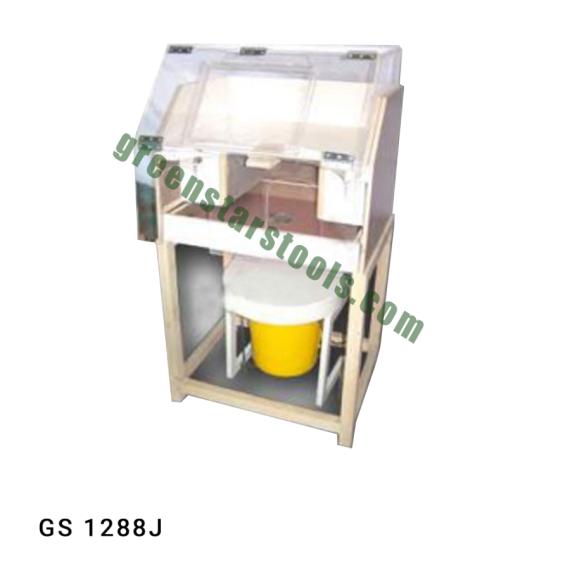 FILLING BENCH WITH DUST COLLECTOR